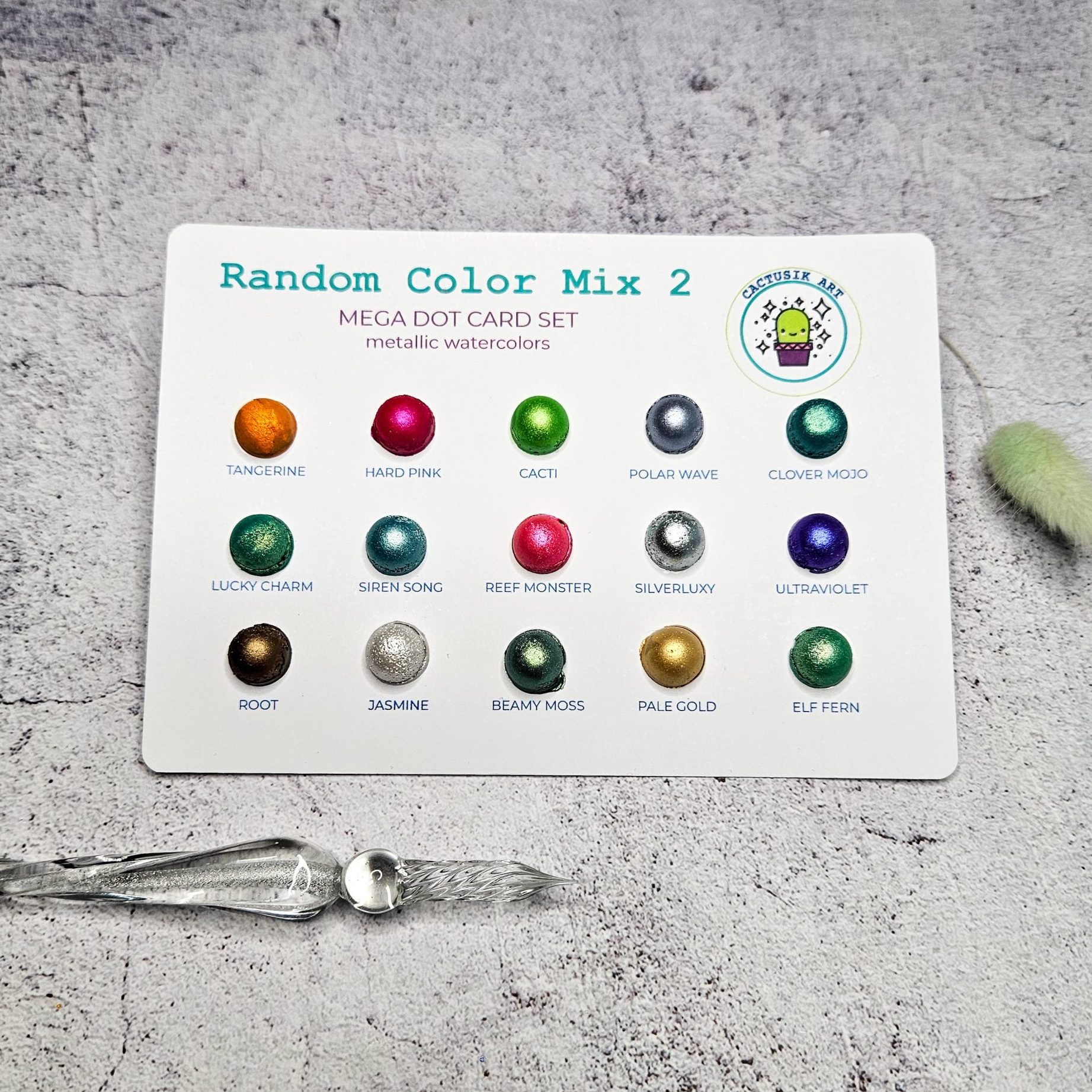 Random Color Mix 2 – MEGA Dot Card Set