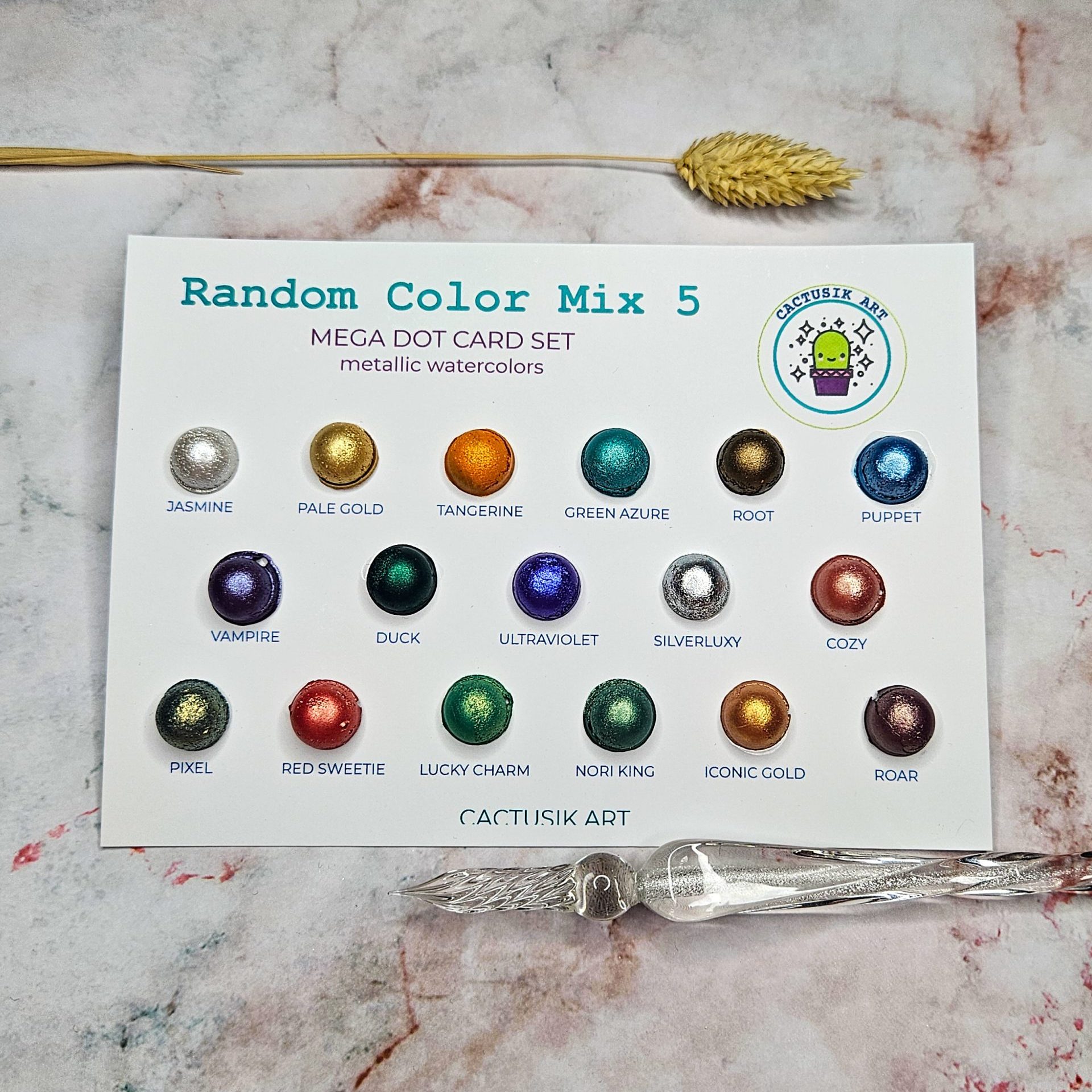 Random Color Mix 5 – MEGA Dot Card Set