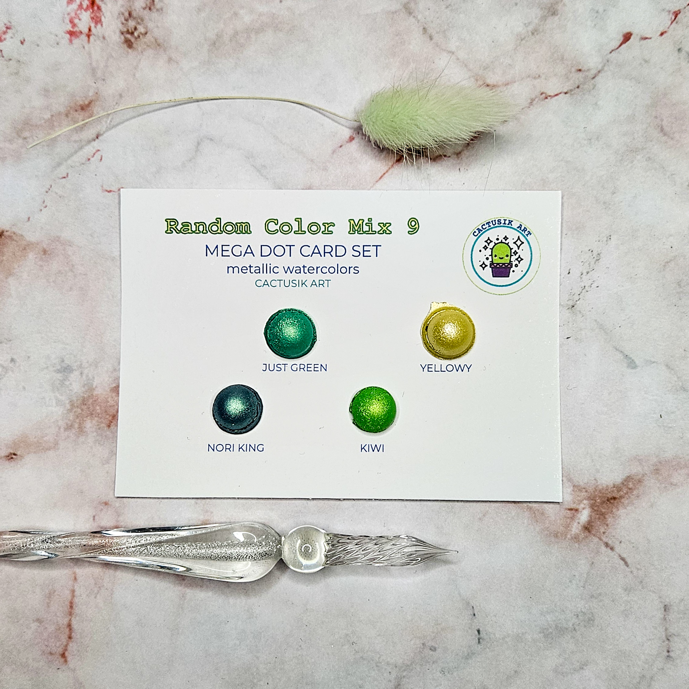 Random Color Mix 9 – Mega Dot Card Set