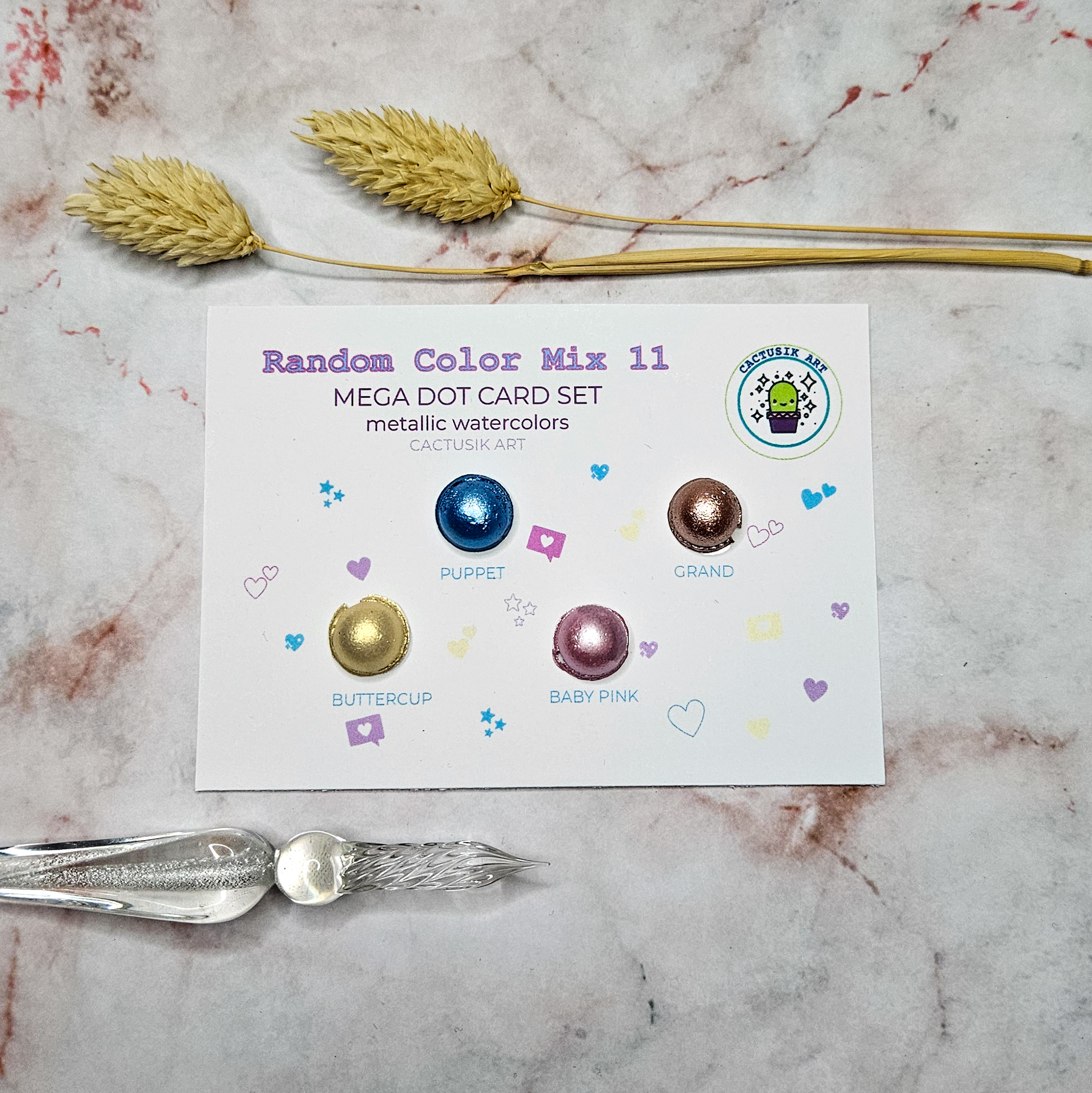 Random Color Mix 11 – Mega Dot Card Set