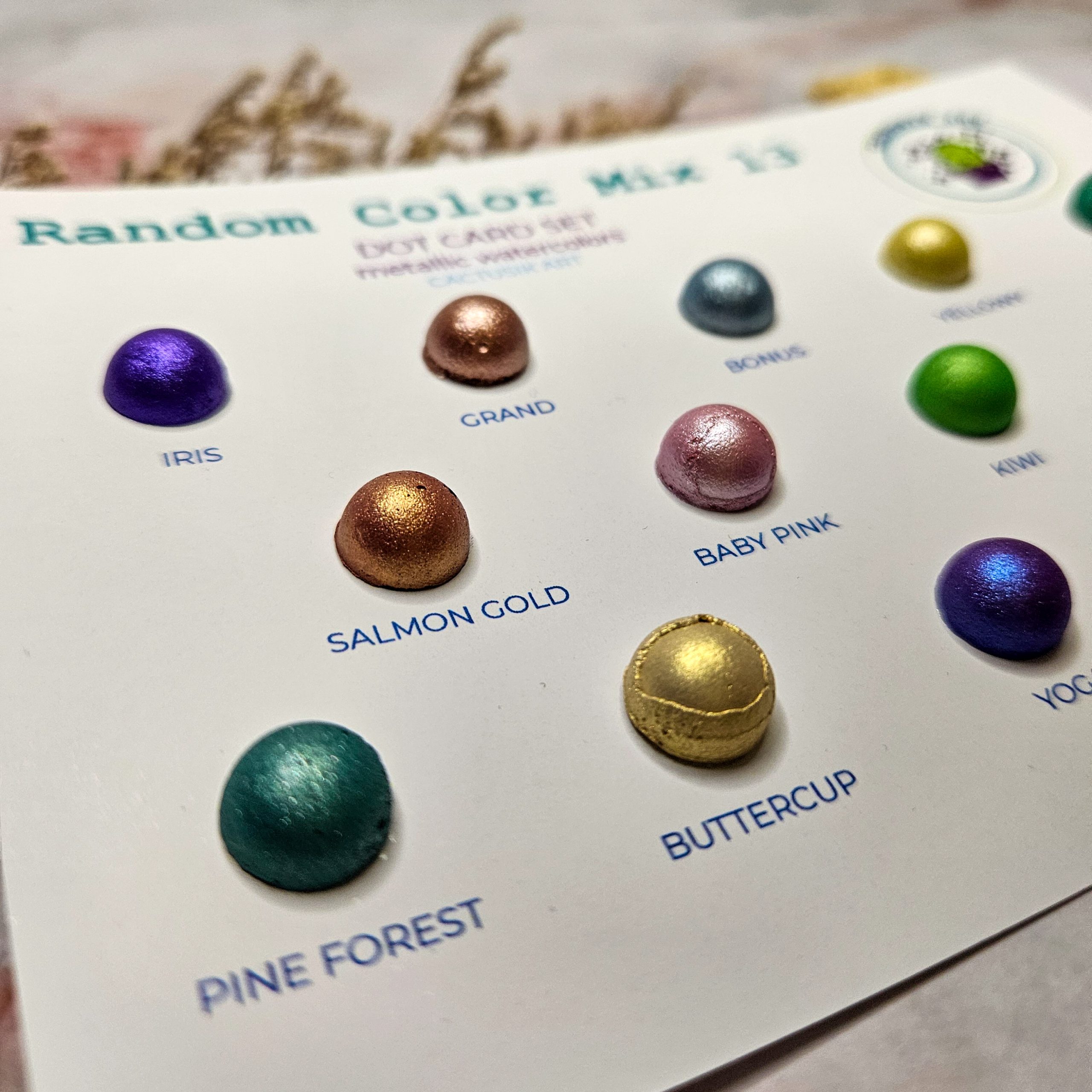 Random Color Mix 13 – Dot Card Set