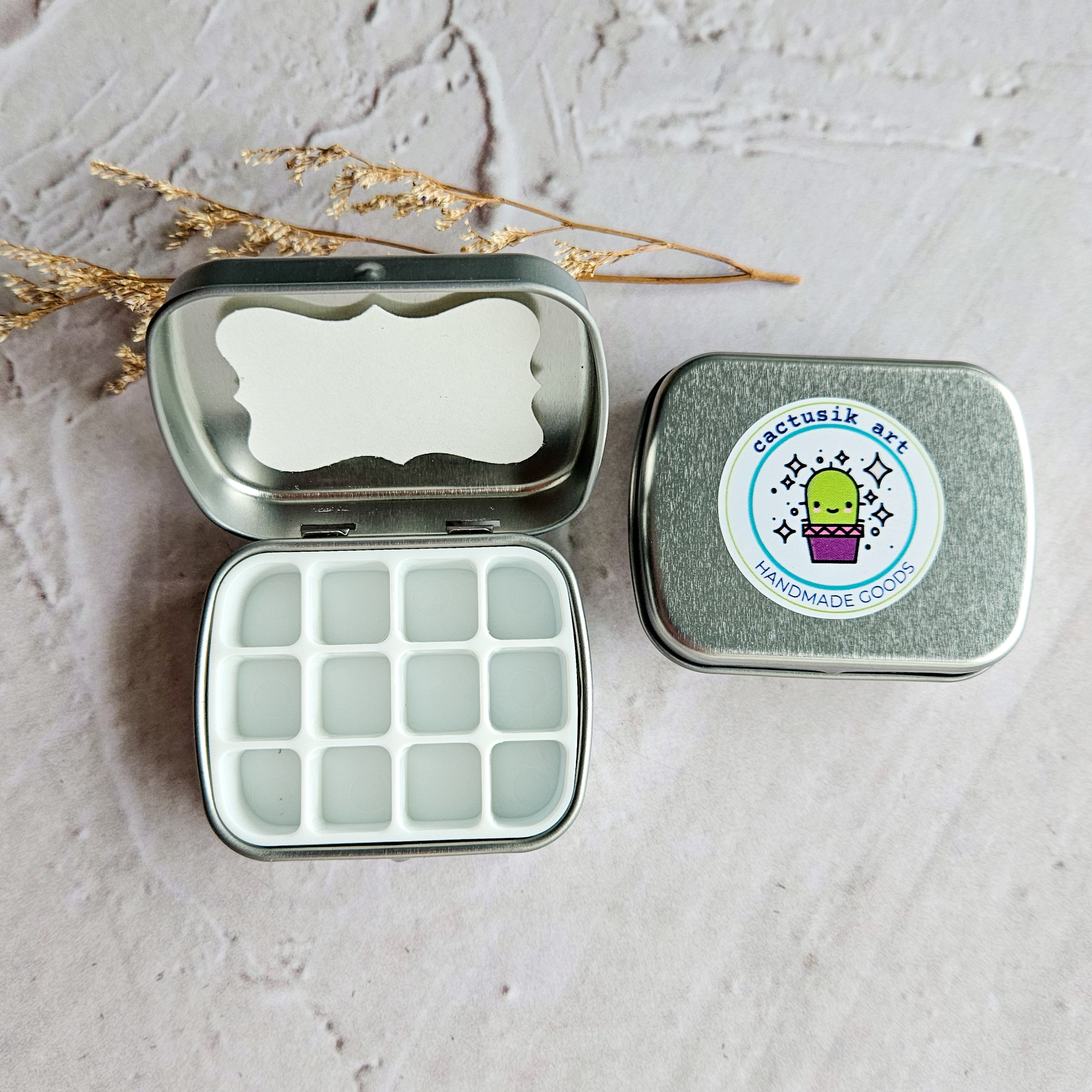 Puszka metalowa z wkładką na 12 kolorów - obrazek 4