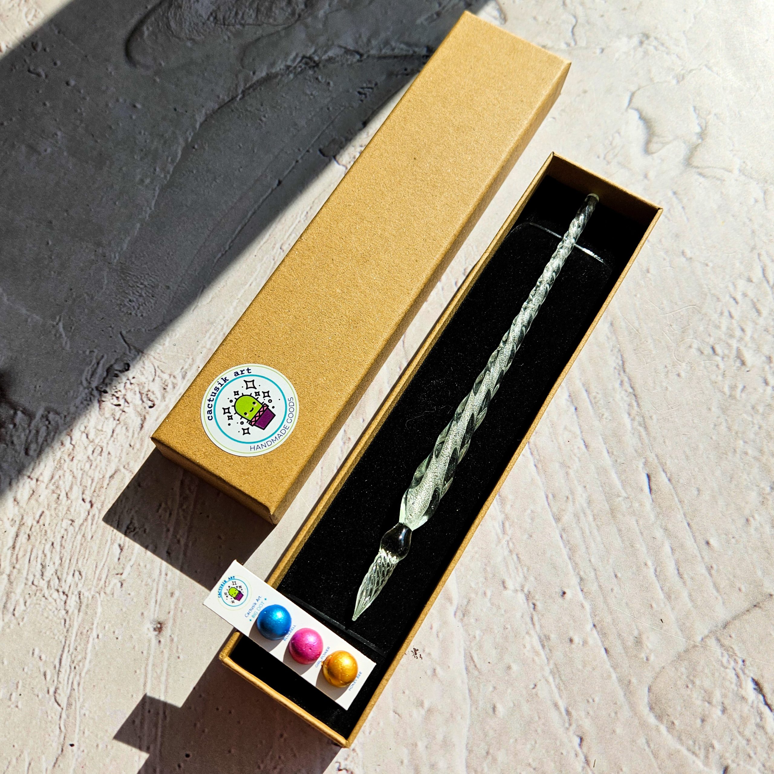 Zestaw Szklane pióro + 3 doty - obrazek 5