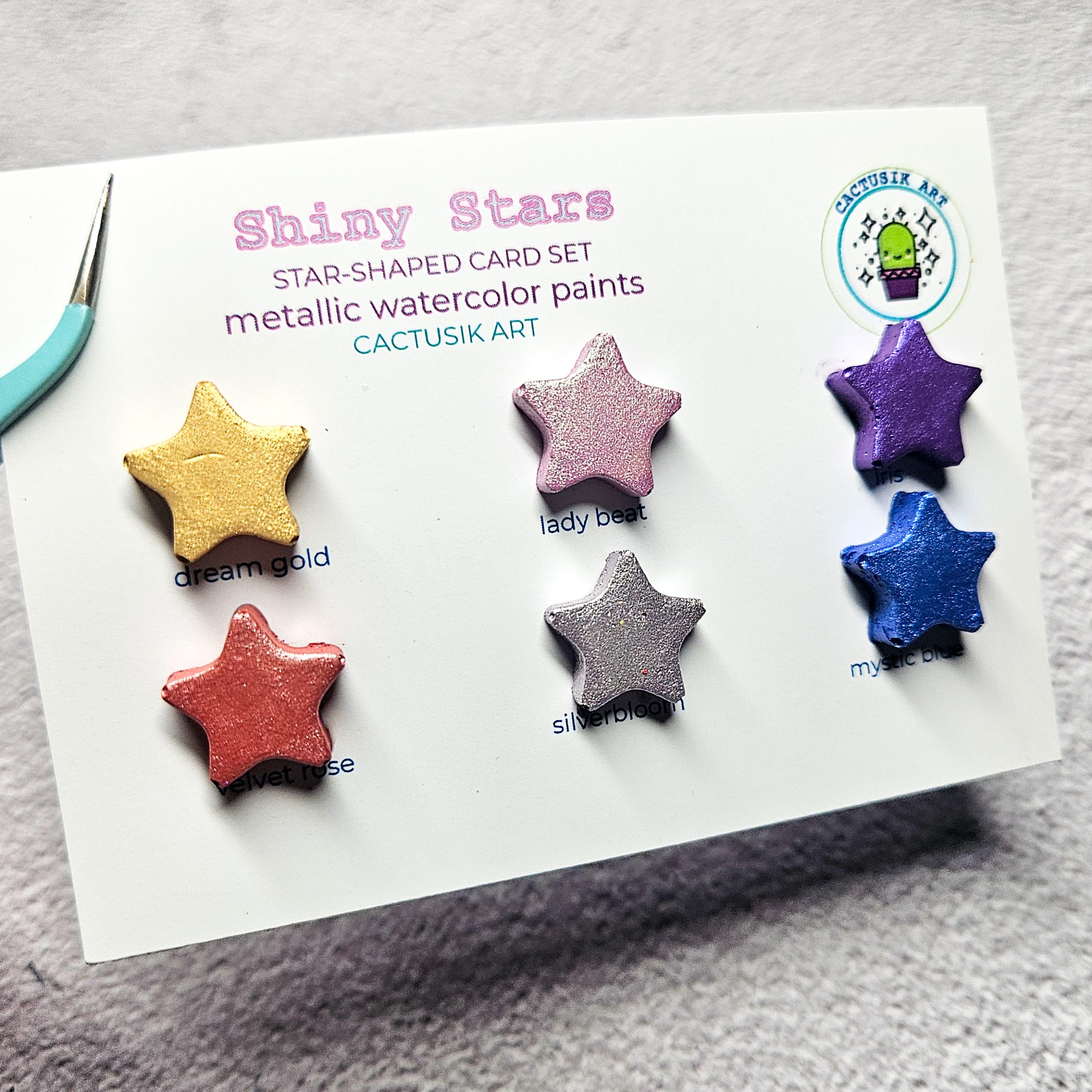 Shiny Stars - Zestaw dotów gwiazdek - obrazek 7
